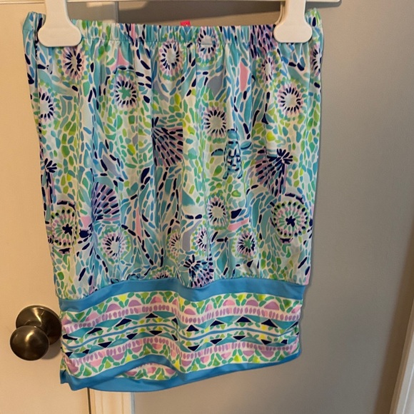 Lilly Pulitzer Blue and Green Sleeveless Top - Picture 3 of 4